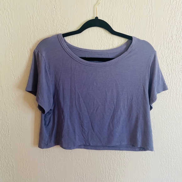 American eagle navy cropped tee - Picture 1 of 3
